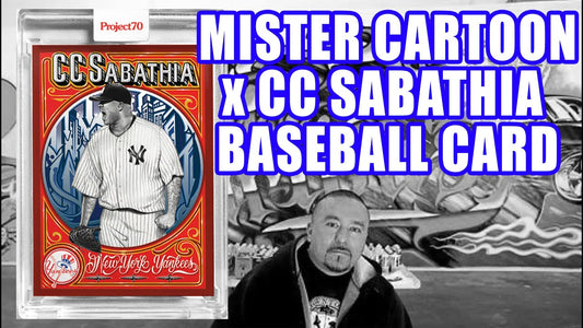 Mister Cartoon x CC Sabathia Topps Project 70 Card