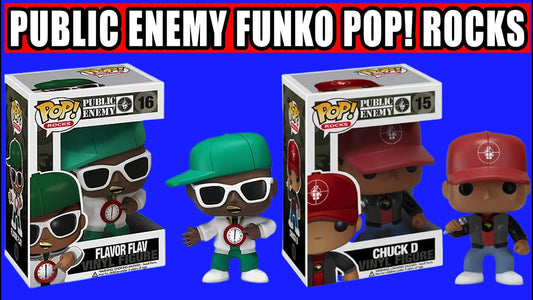 Public Enemy Chuck D 15 & Flava Flav 16 Funko Pop! Rocks