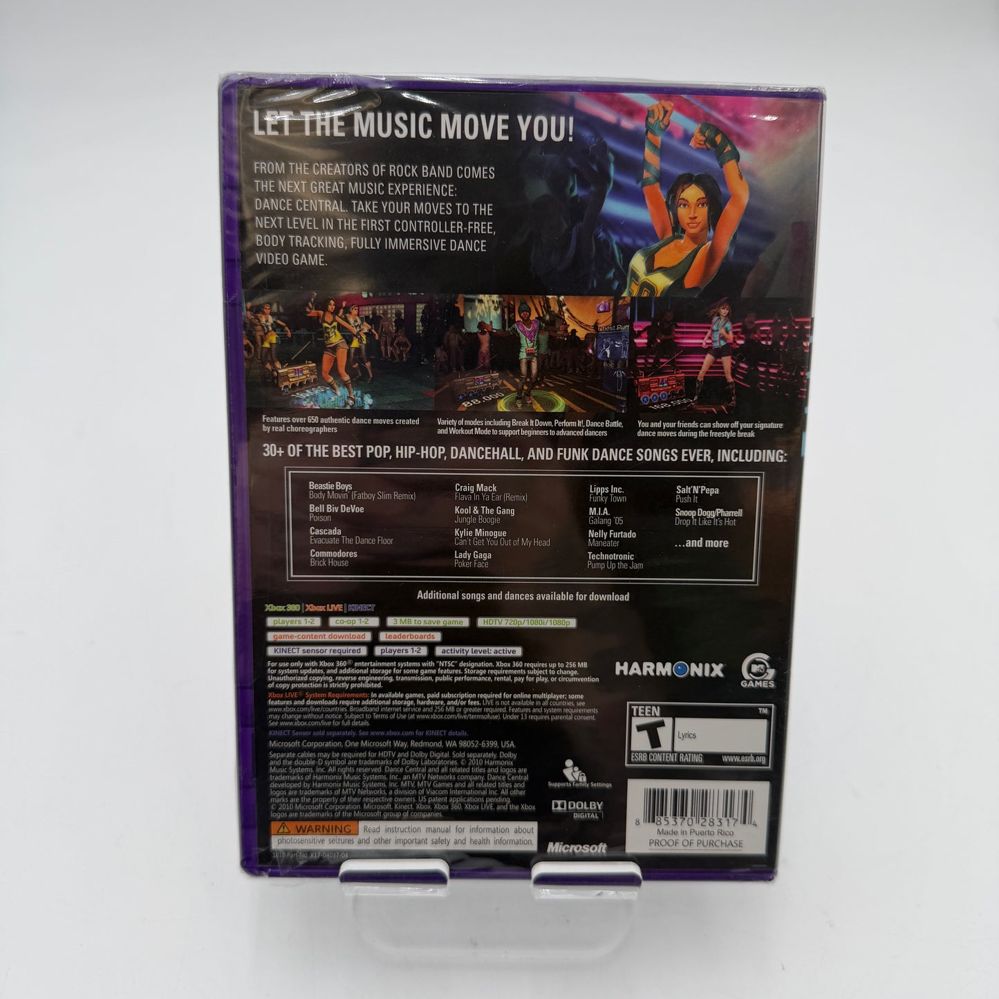 Xbox 360 Dance Central Game NIB