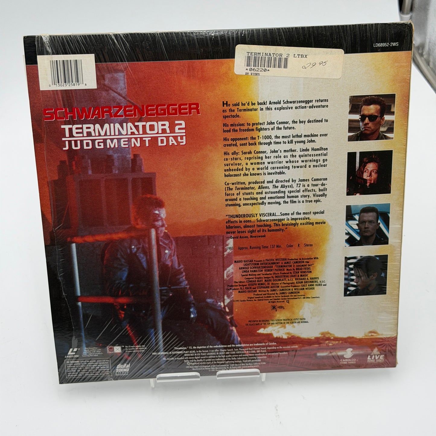 Terminator 2: Judgement Day Laserdisc Widescreen Edition