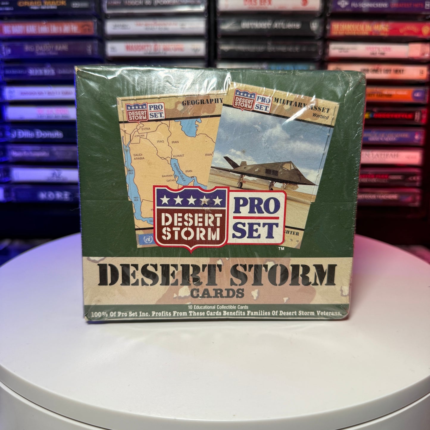 1991 Factory Sealed Pro Set Desert Storm Cards BOX!