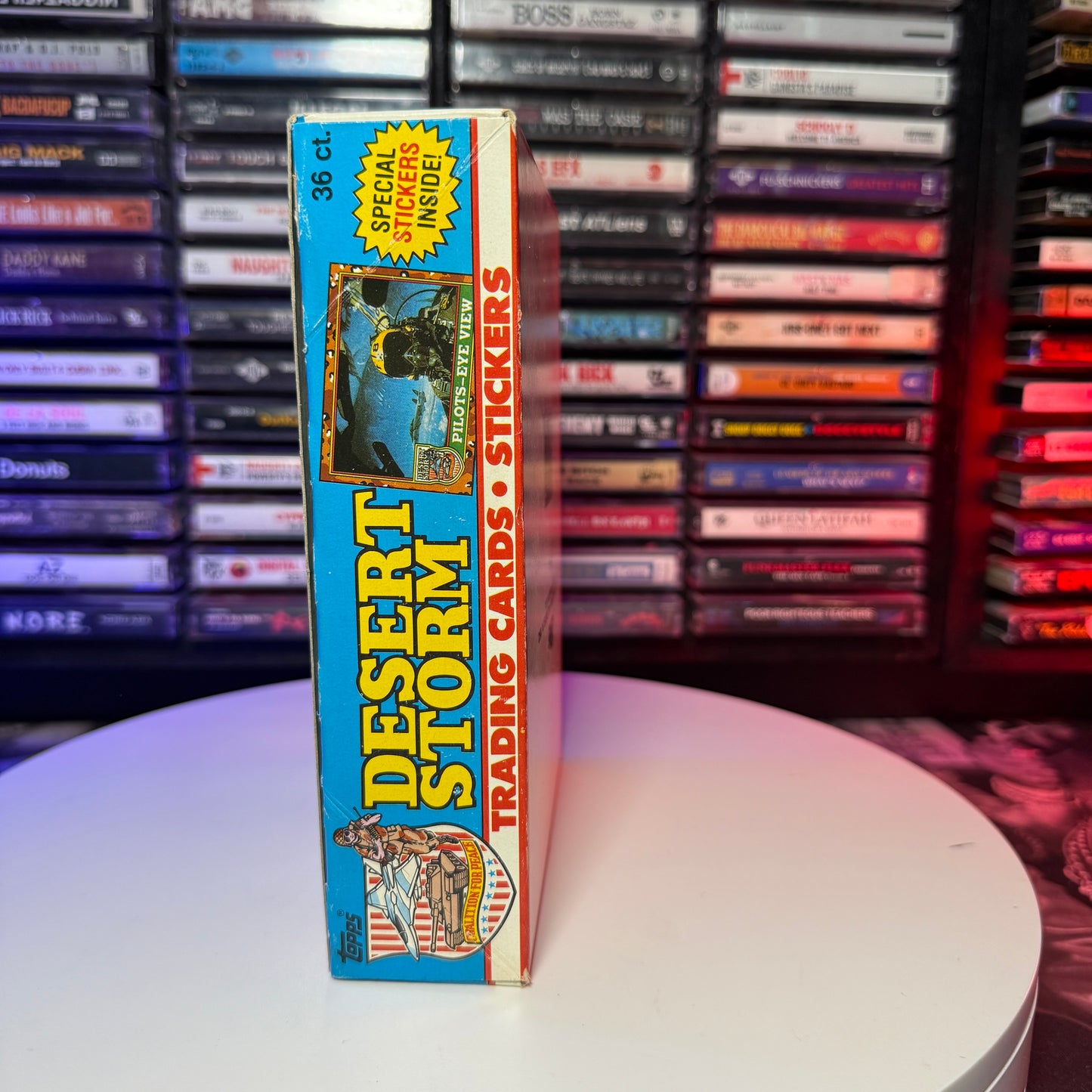1991 Topps Desert Storm Coalition For Peace Trading Card Box (36 Packs)