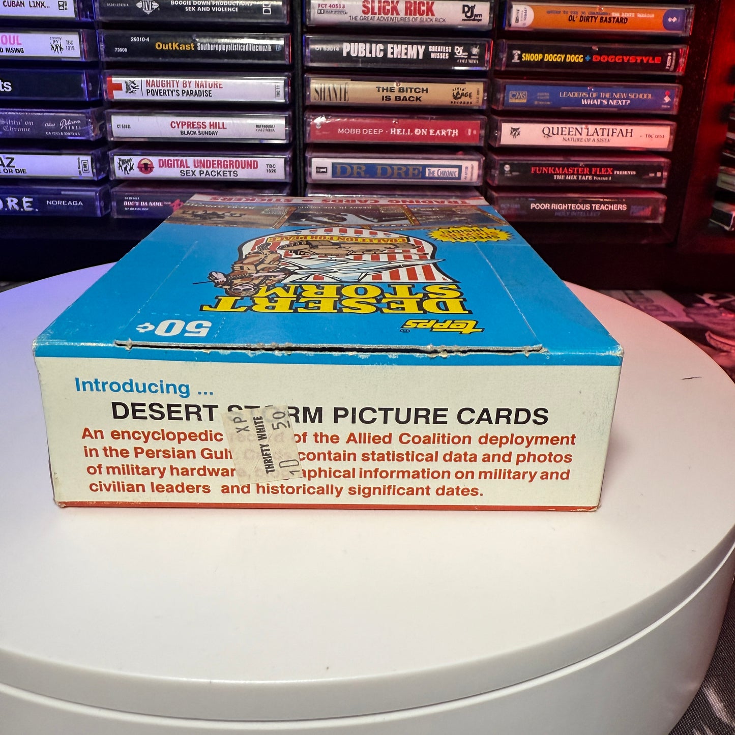 1991 Topps Desert Storm Coalition For Peace Trading Card Box (36 Packs)