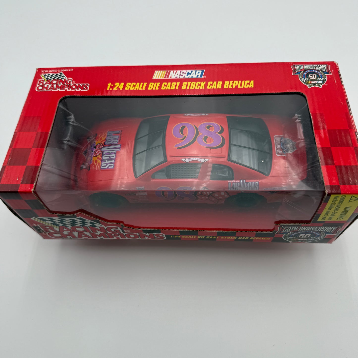 1998 Racing Champions Inaugural Las Vegas 400 1/24 Diecast Nascar Collectible