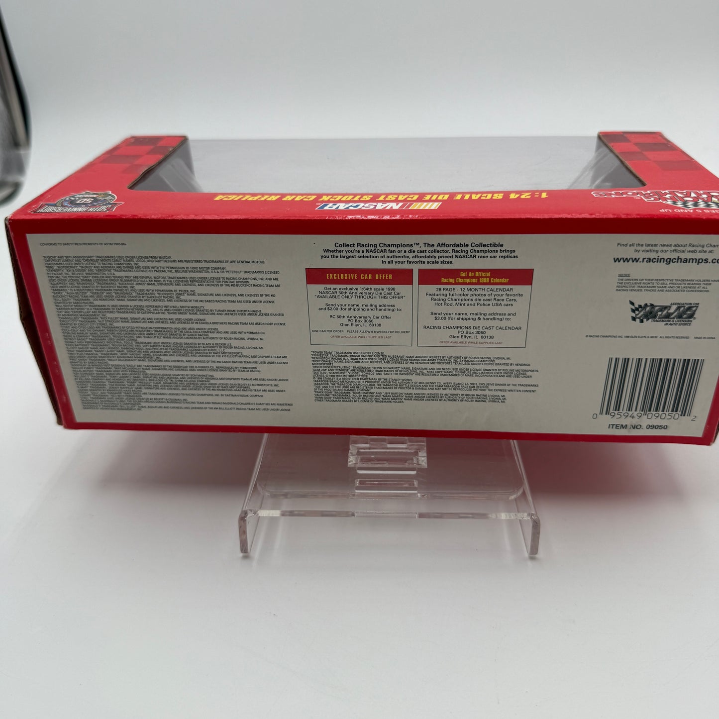 1998 Racing Champions Inaugural Las Vegas 400 1/24 Diecast Nascar Collectible