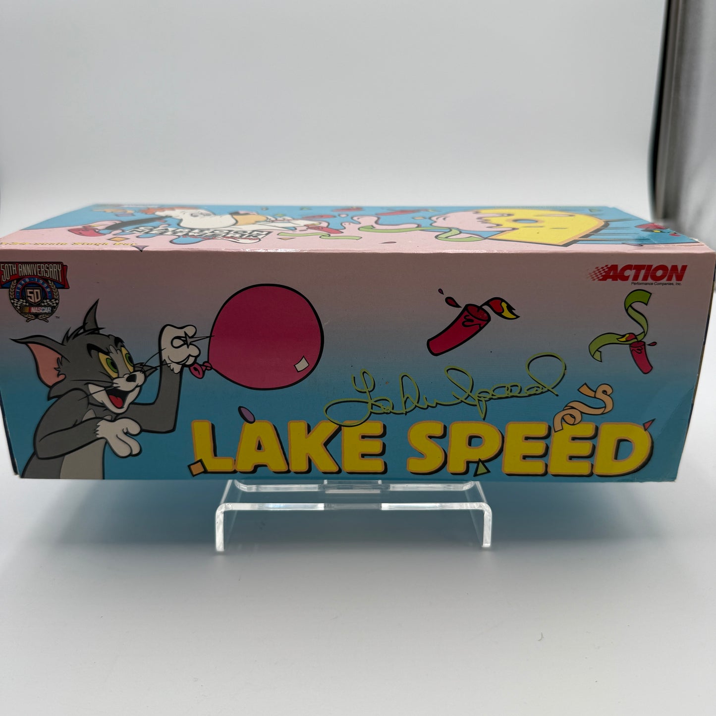 Action Racing 1998 #9 Lake Speed Cartoon Network Limited Edition 1:24 Scale Stock Car - New In Box - Multi-Colored