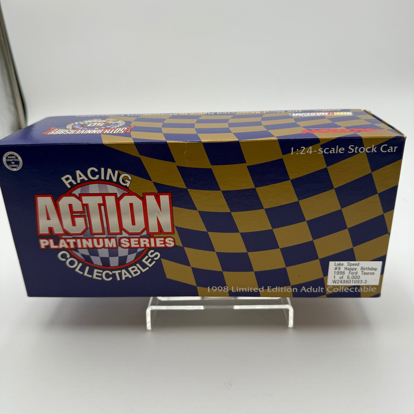 Action Racing 1998 #9 Lake Speed Cartoon Network Limited Edition 1:24 Scale Stock Car - New In Box - Multi-Colored