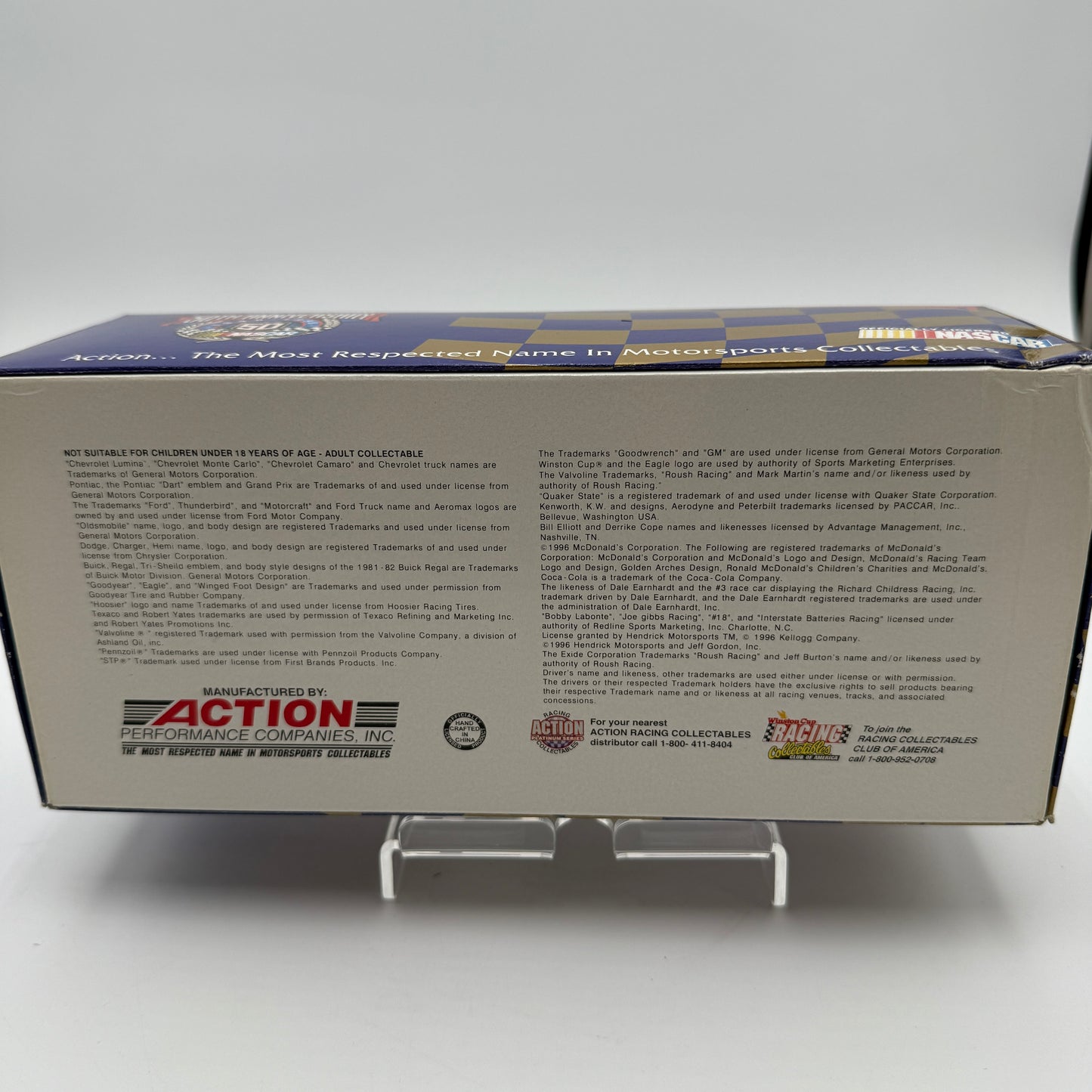 Action Racing 1998 #9 Lake Speed Cartoon Network Limited Edition 1:24 Scale Stock Car - New In Box - Multi-Colored