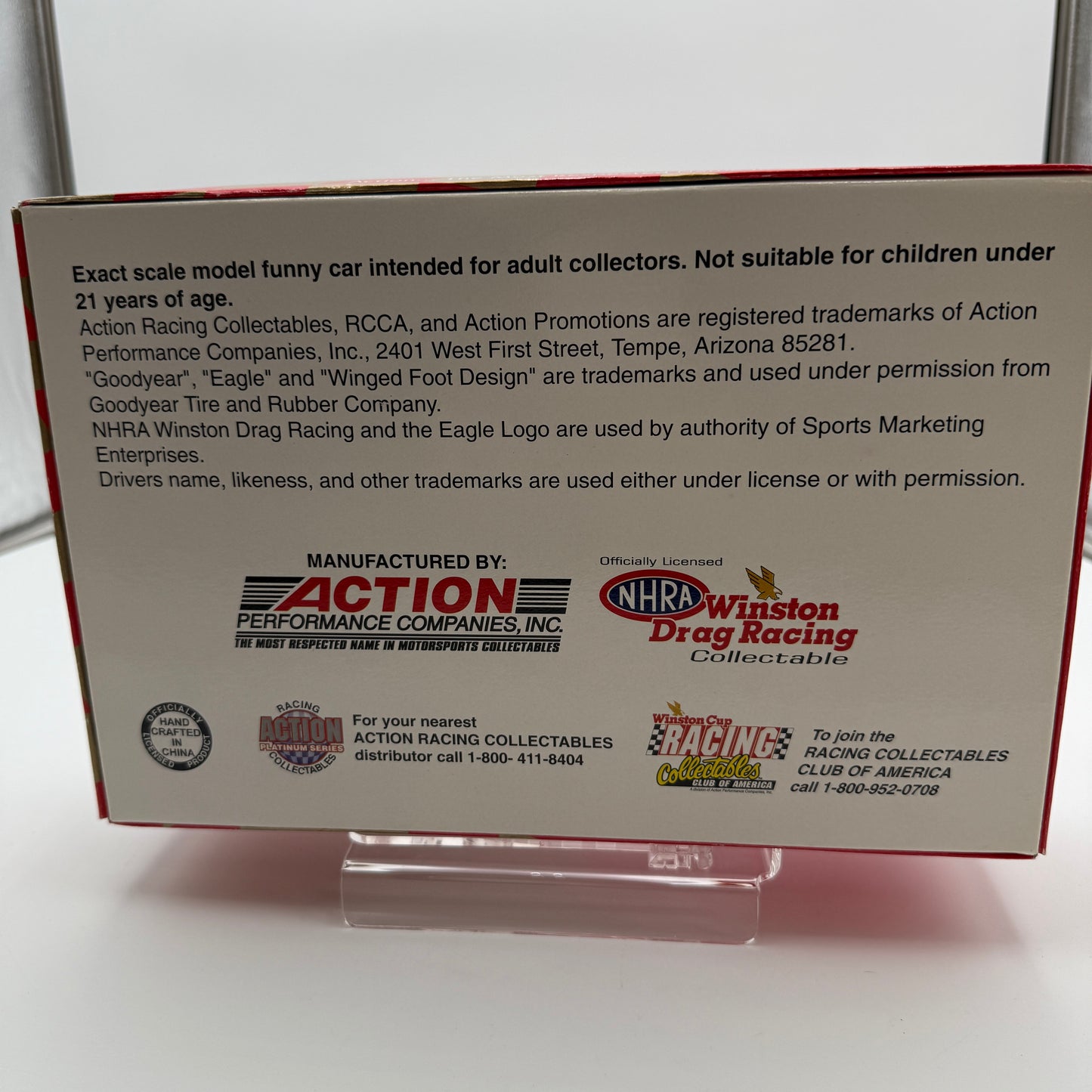 Action Racing 1/24 ACTION Platinum 1998 Pontiac MAD SPY vs SPY JERRY TOLIVER Funny Car NEW