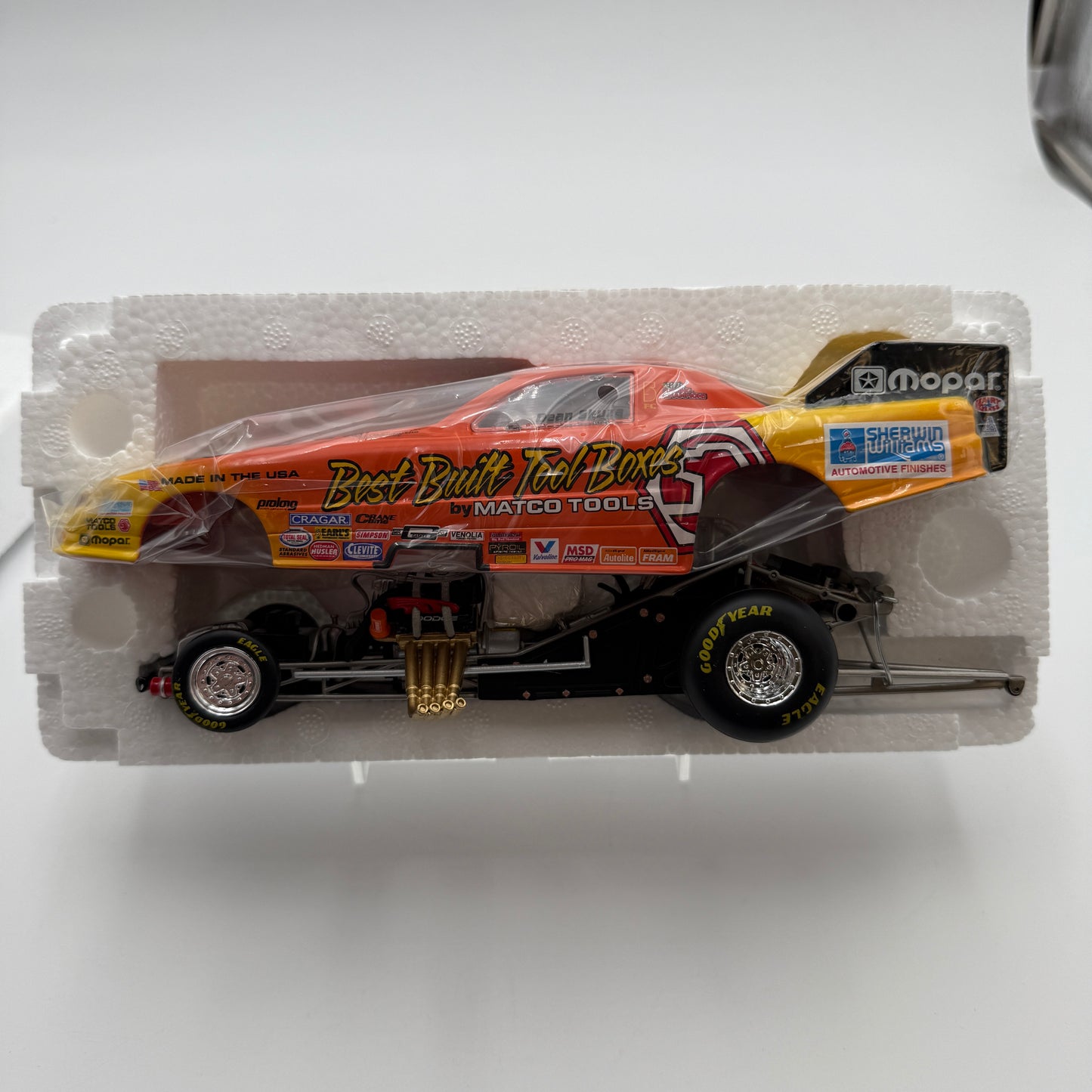 Action Racing 2000 Dean Skuza Dodge Avenger 1/24 Diecast Funny Car Matco Tools