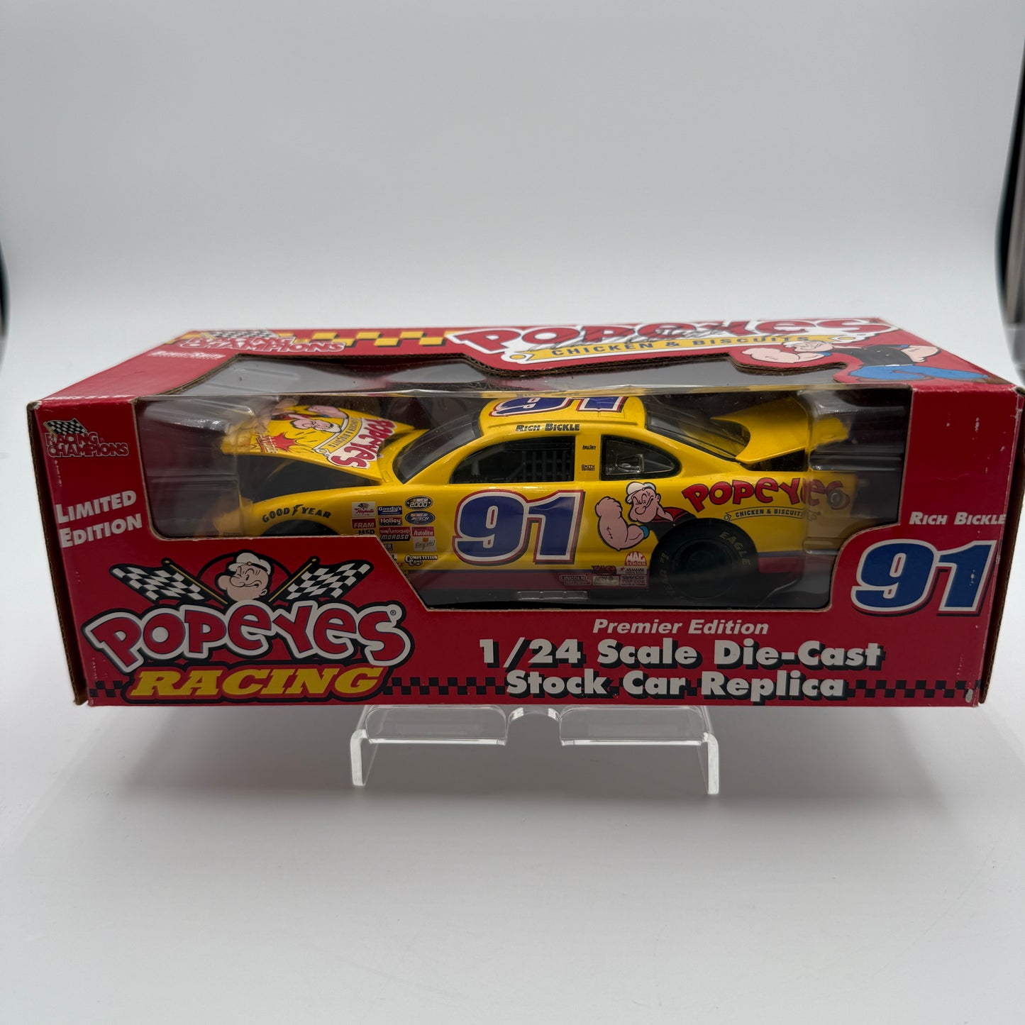 Action Racing 2000 Rich Bickle 1:24 Diecast Car Autographed Box #91