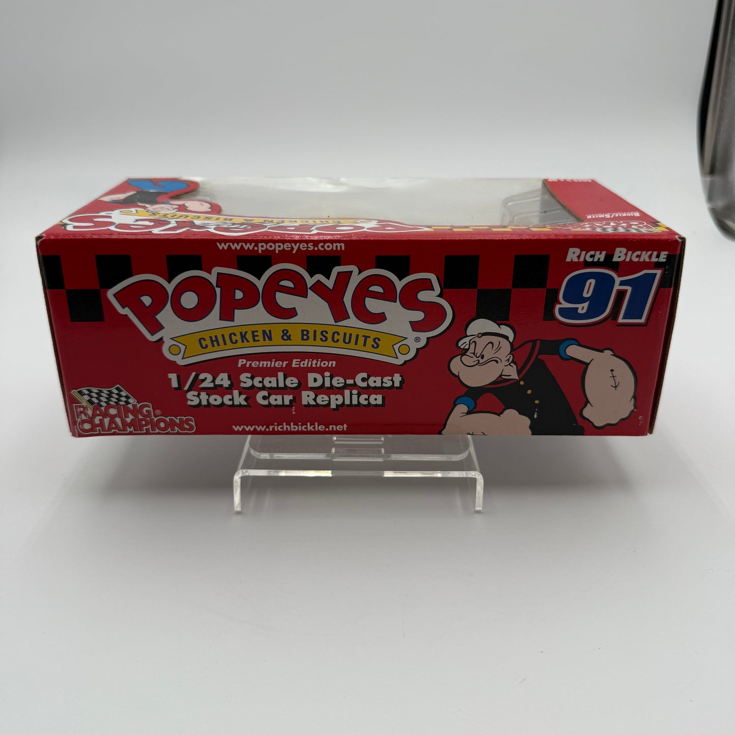 Action Racing 2000 Rich Bickle 1:24 Diecast Car Autographed Box #91