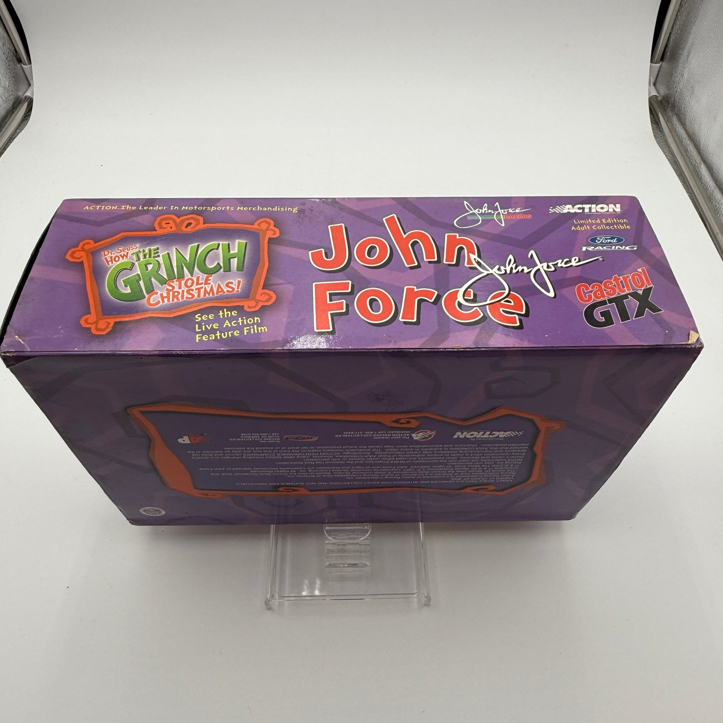 Action Racing 2001 NHRA JOHN FORCE 1:24 Diecast Christmas Grinch Funny Car