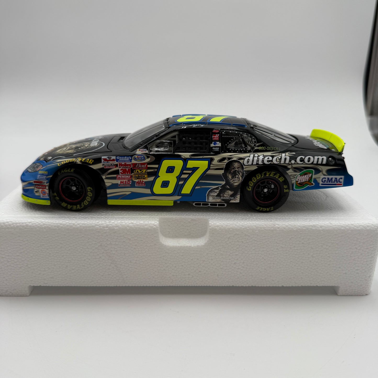 2003 Kyle Busch #87 Universal Monsters 1:24 Diecast Model Car - Action Racing