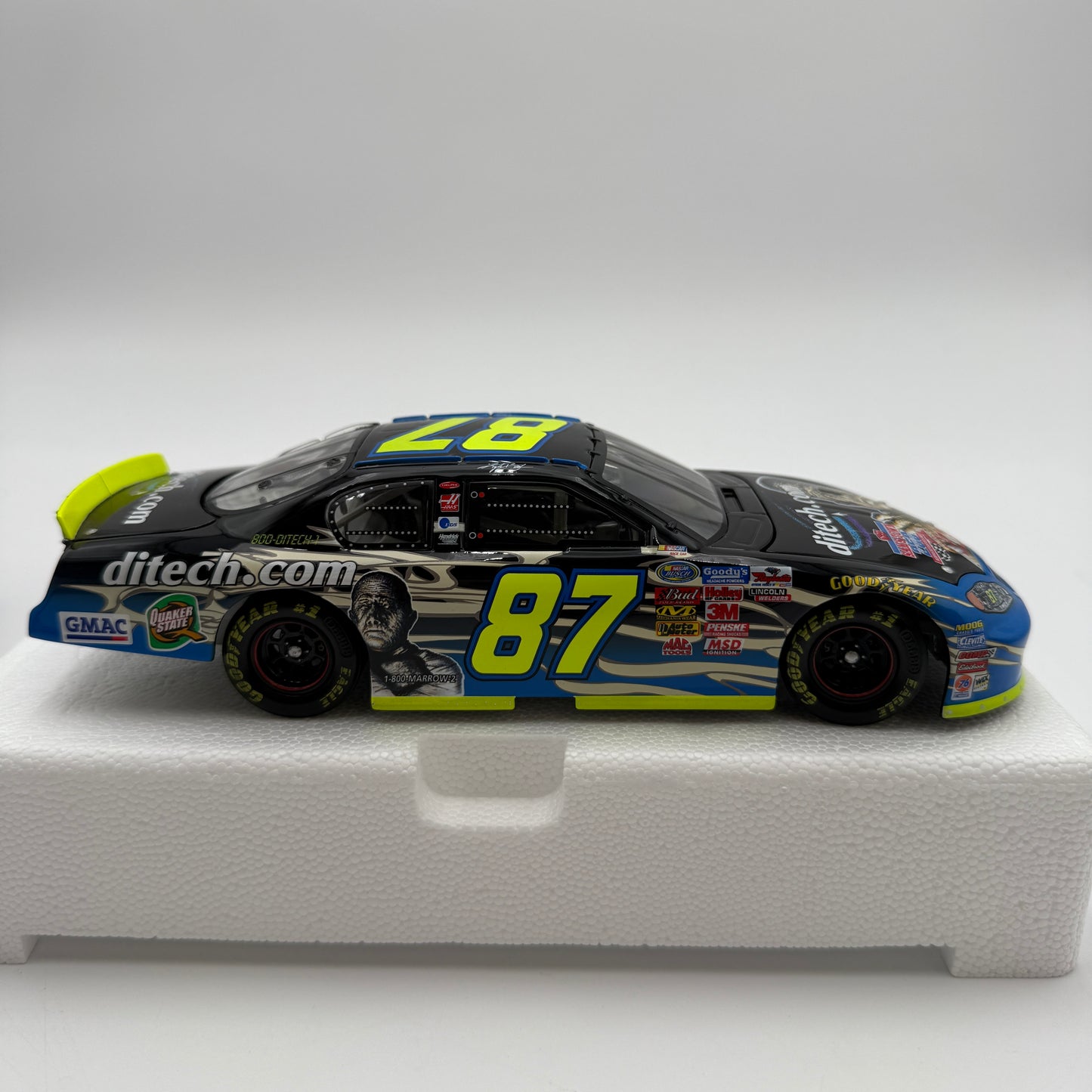 2003 Kyle Busch #87 Universal Monsters 1:24 Diecast Model Car - Action Racing