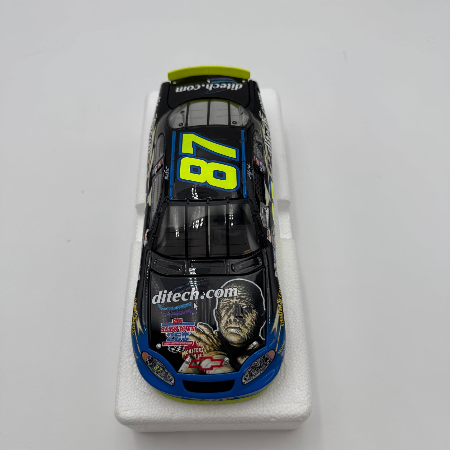 2003 Kyle Busch #87 Universal Monsters 1:24 Diecast Model Car - Action Racing