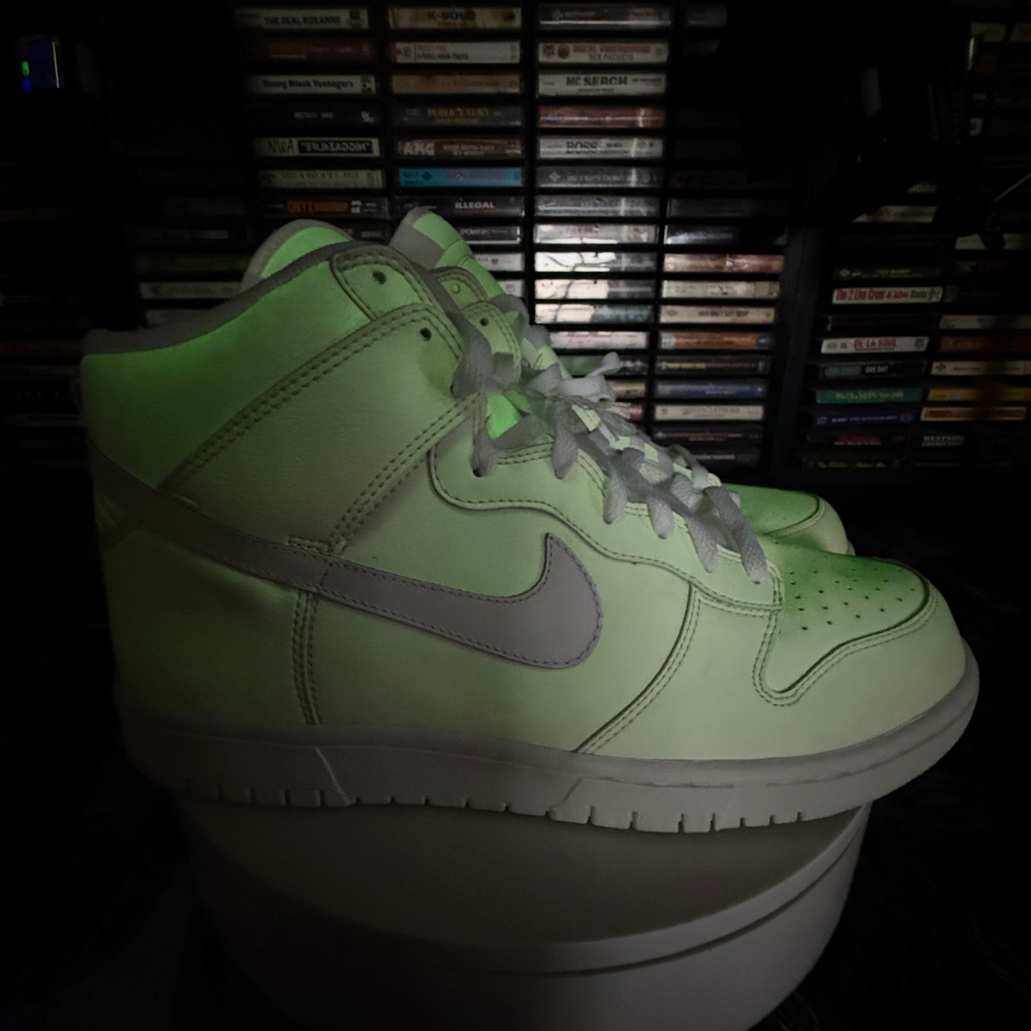 2006 VNDS Nike Dunk High Premium Glow/White 312786-311 Size 12