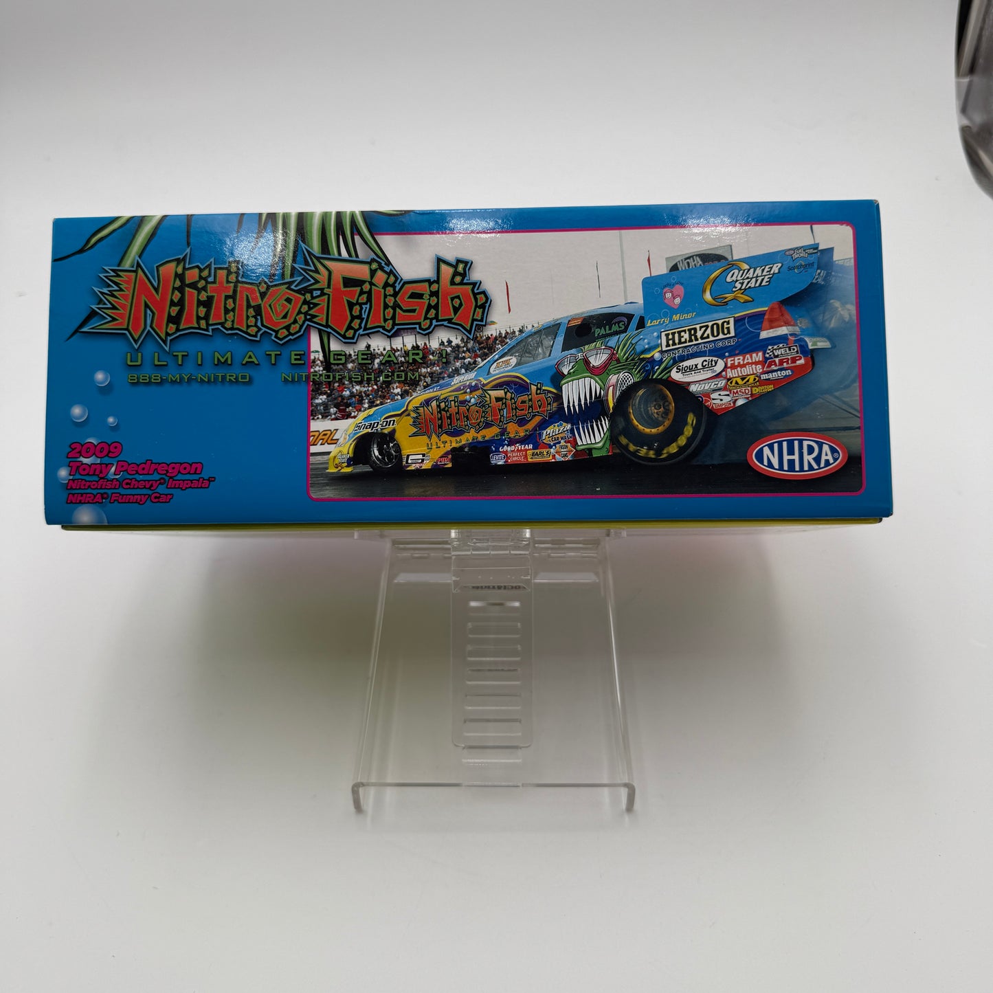 Action Racing 2009 Tony Pedregon Nitrofish Chevy Impala NHRA Funny Car 1:24 Diecast