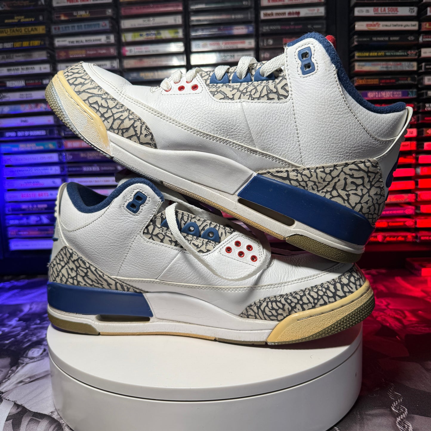 2016 Air Jordan 3 Retro OG True Blue 854262-106 Size 12