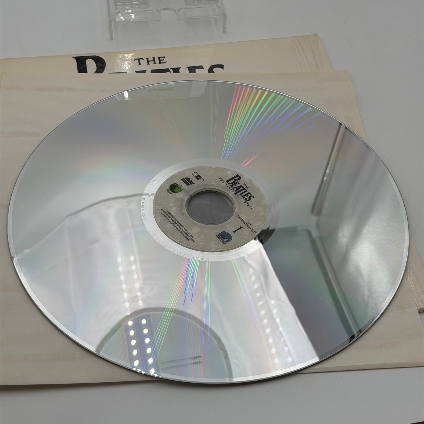 The Beatles: 1st U.S. Visit Laserdisc Silver Used