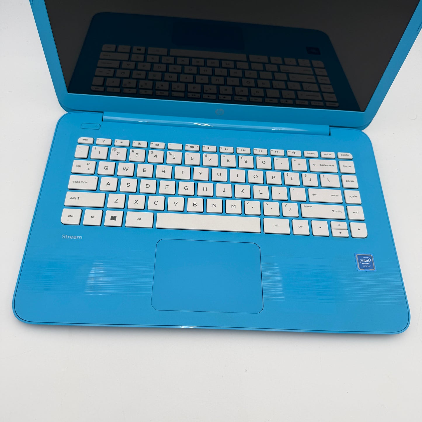 Used HP Stream 14-cb010nr Laptop 32GB Intel Celeron 4GB RAM Blue 2016