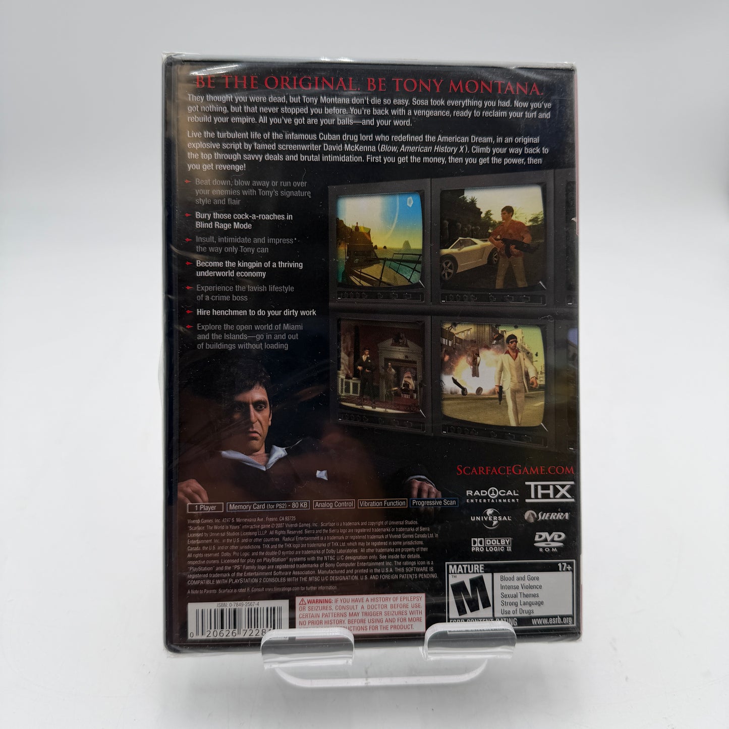 Playstation 2 Scarface the World is Yours Video Game - New In Box