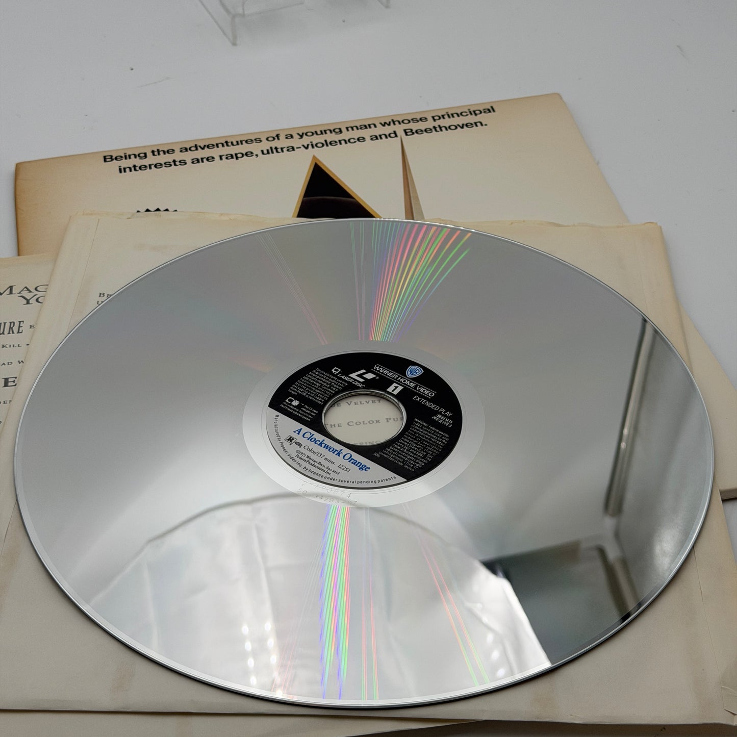 A Clockwork Orange Laserdisc Stanley Kubrick