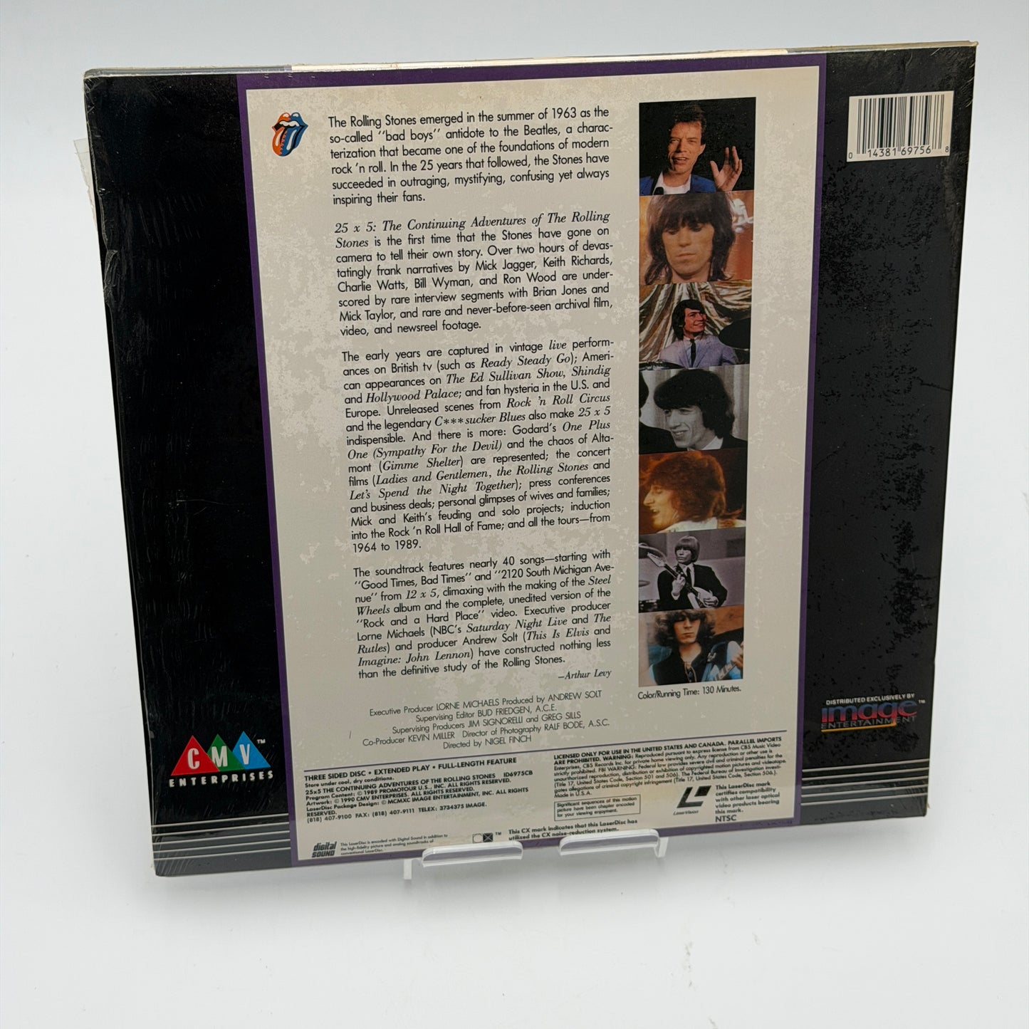 The Rolling Stones 25x2 Double Disc Laserdisc