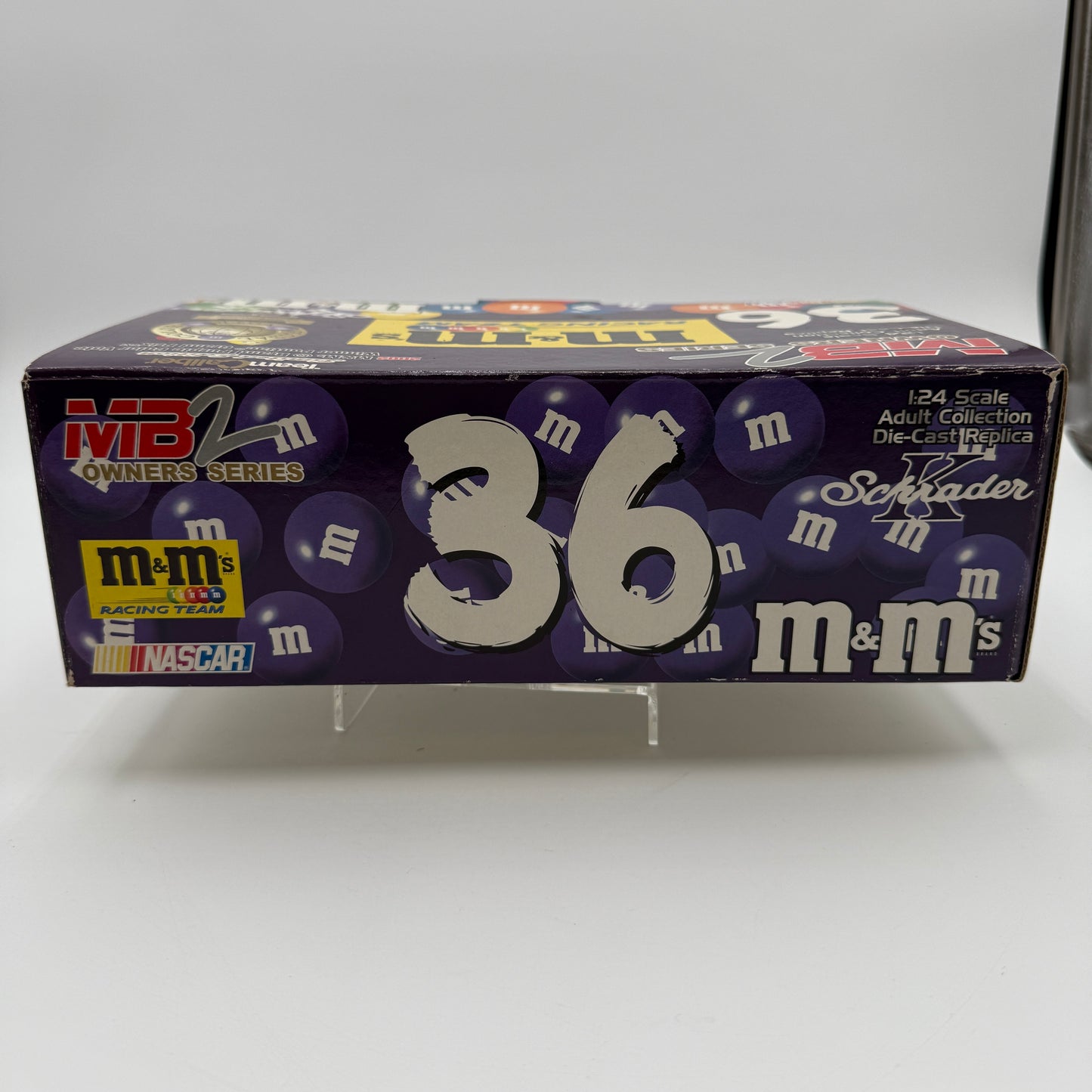 Action Racing #36 M&Ms Brand Purple Color Vote Winner 2002 1:24 Team Caliber Collectible