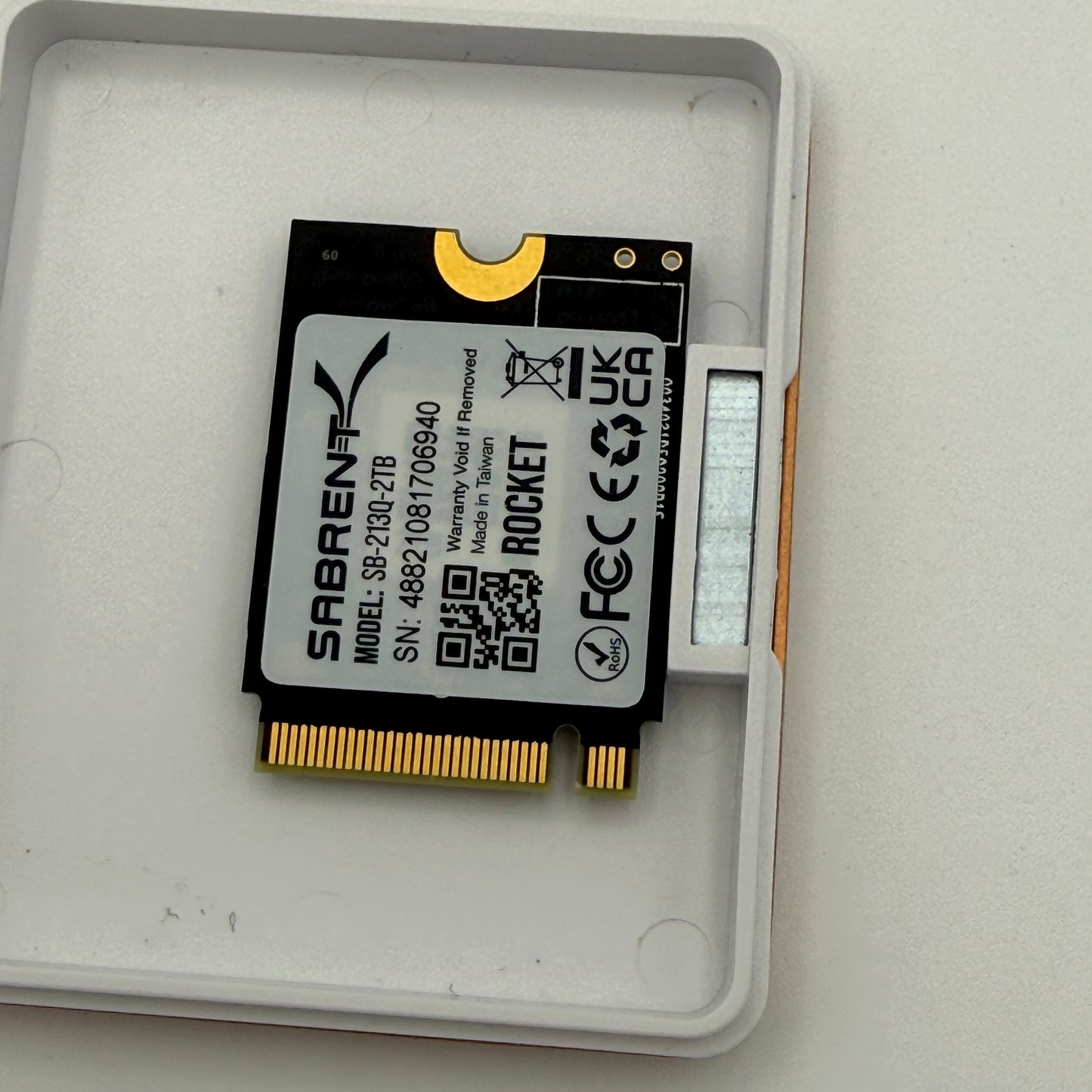 Sabrent 2230mm Rocket Q4 2TB M.2 NVMe SSD - Used With Box - Black