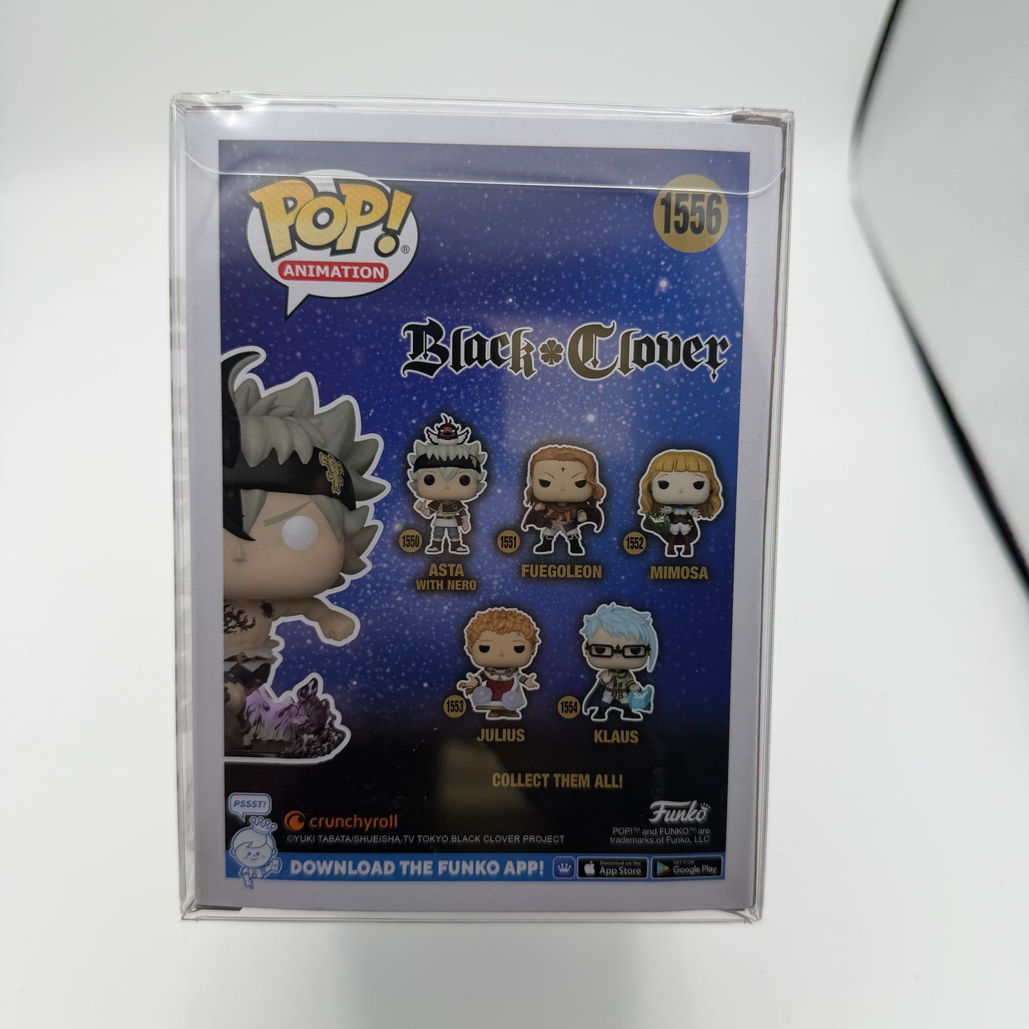 Funko Pop! Anime Black Clover Black Asta 1556 (GITD) (2023) Collectible Figure