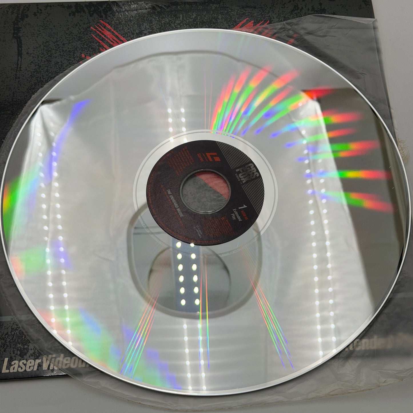 X: The Band - Unheard Music Laserdisc Silver Used