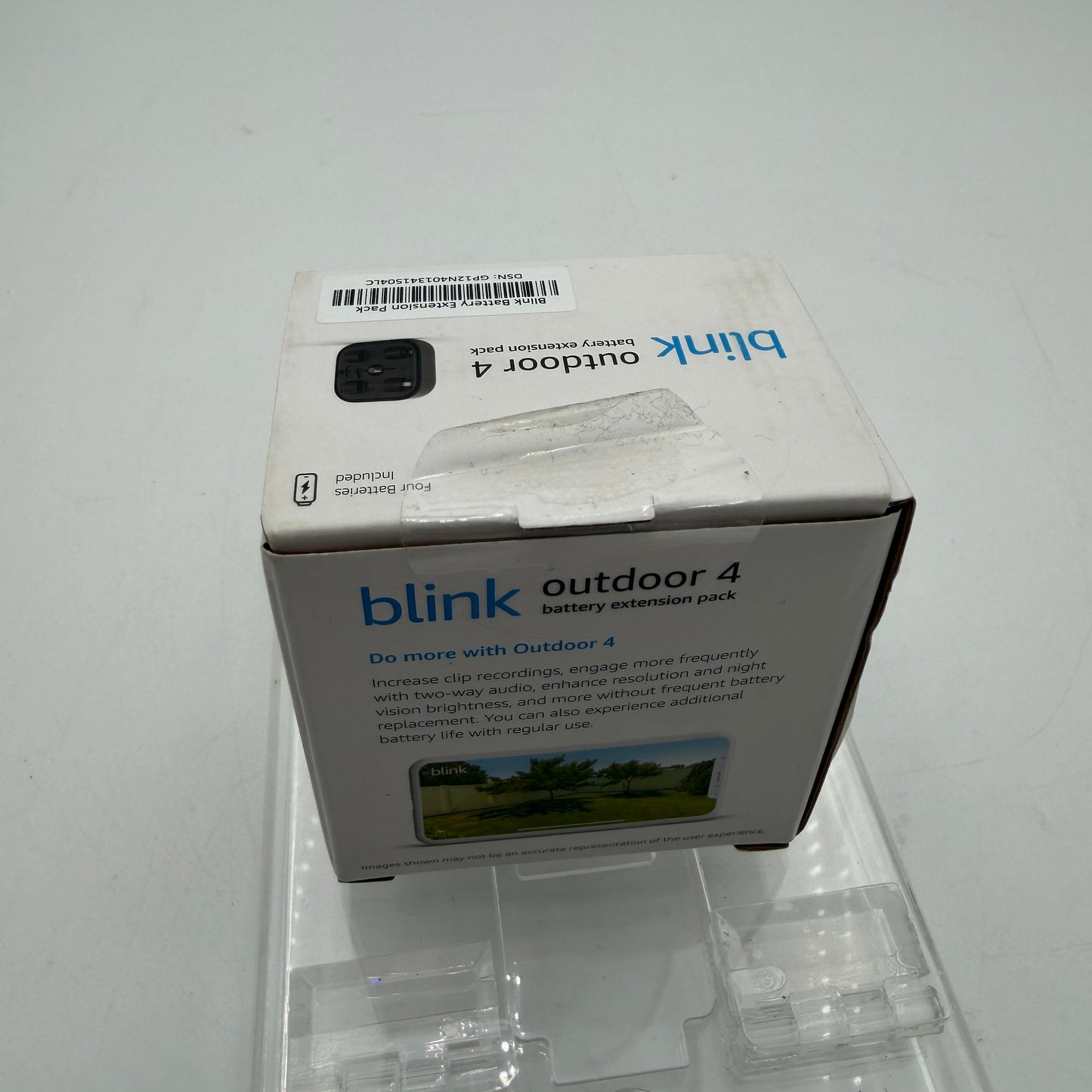 Blink Outdoor 4 Battery Extension Pack Black New Open Box