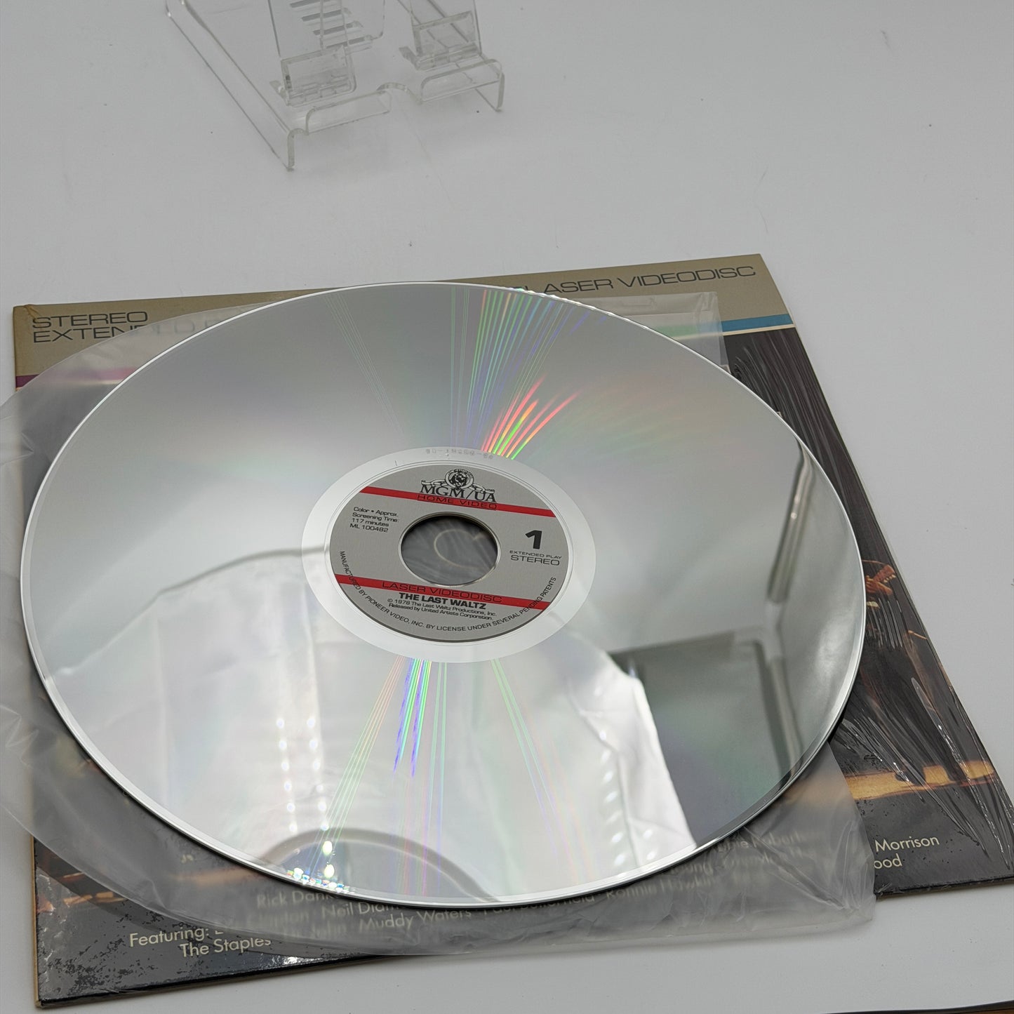 The Band The Last Waltz Laserdisc Silver Used