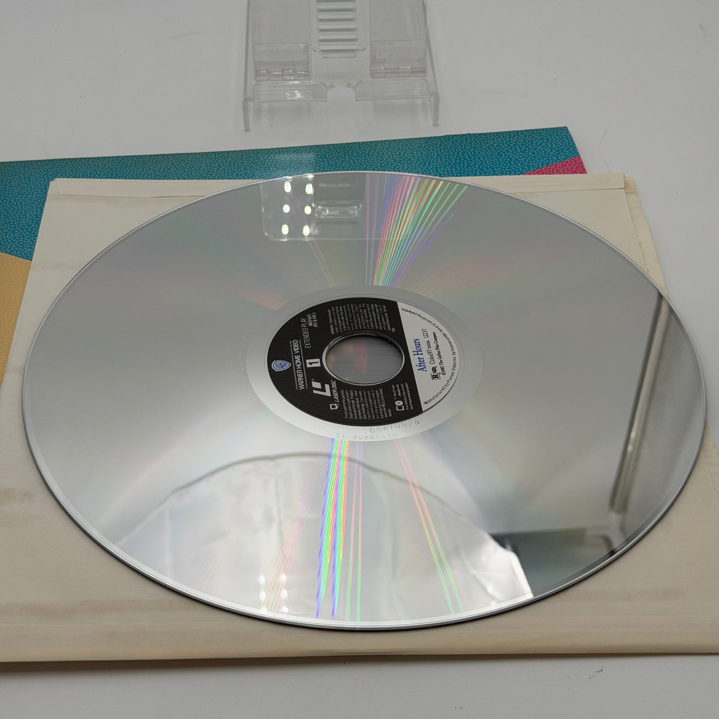 After Hours Laserdisc DVD Disc Silver Used