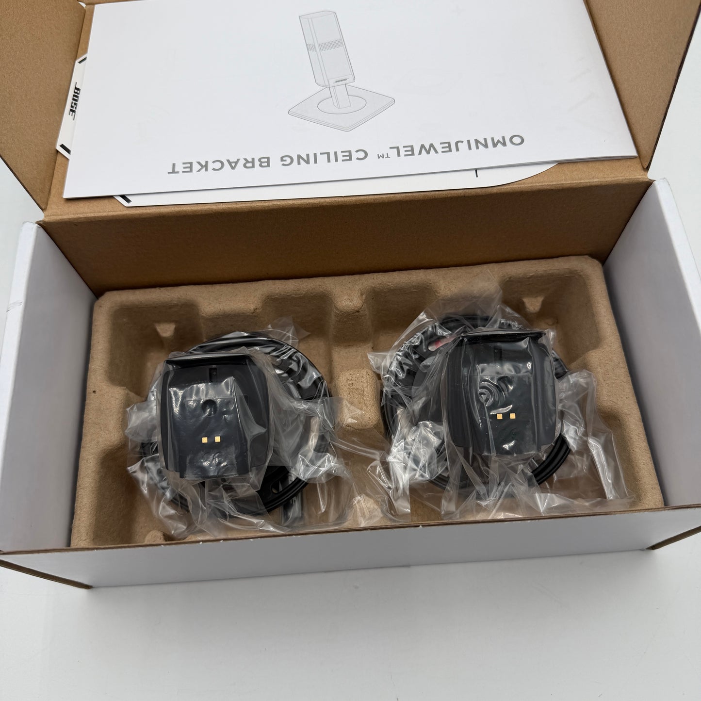 Bose OmniJewel Ceiling Brackets for Bose Surround 700 Speakers Black Open Box