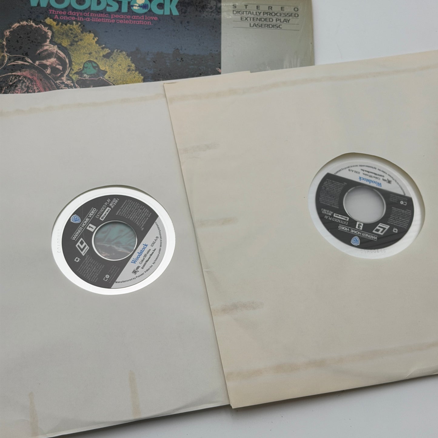 Woodstock Double Disc Laserdisc - Silver - Used A Condition