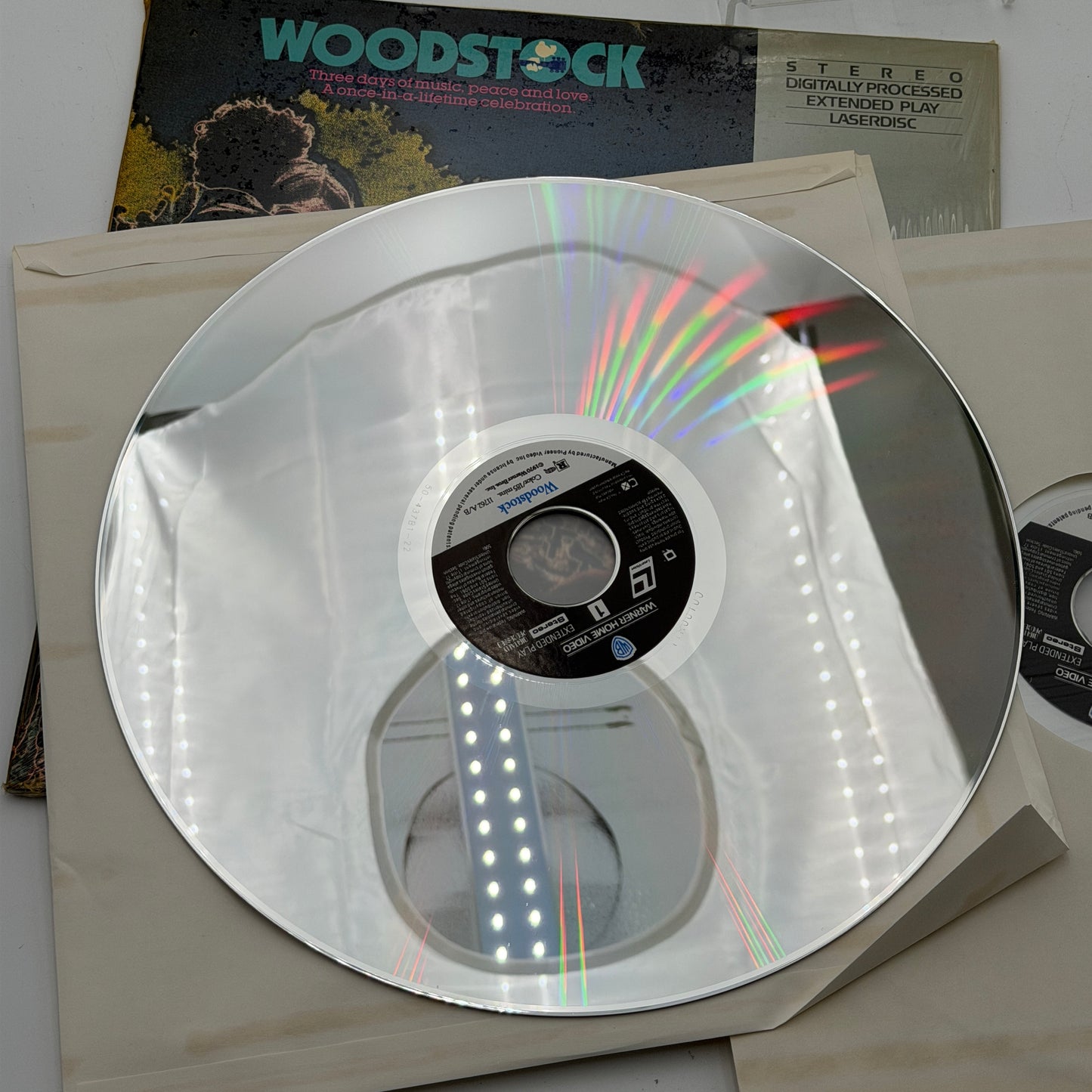 Woodstock Double Disc Laserdisc - Silver - Used A Condition