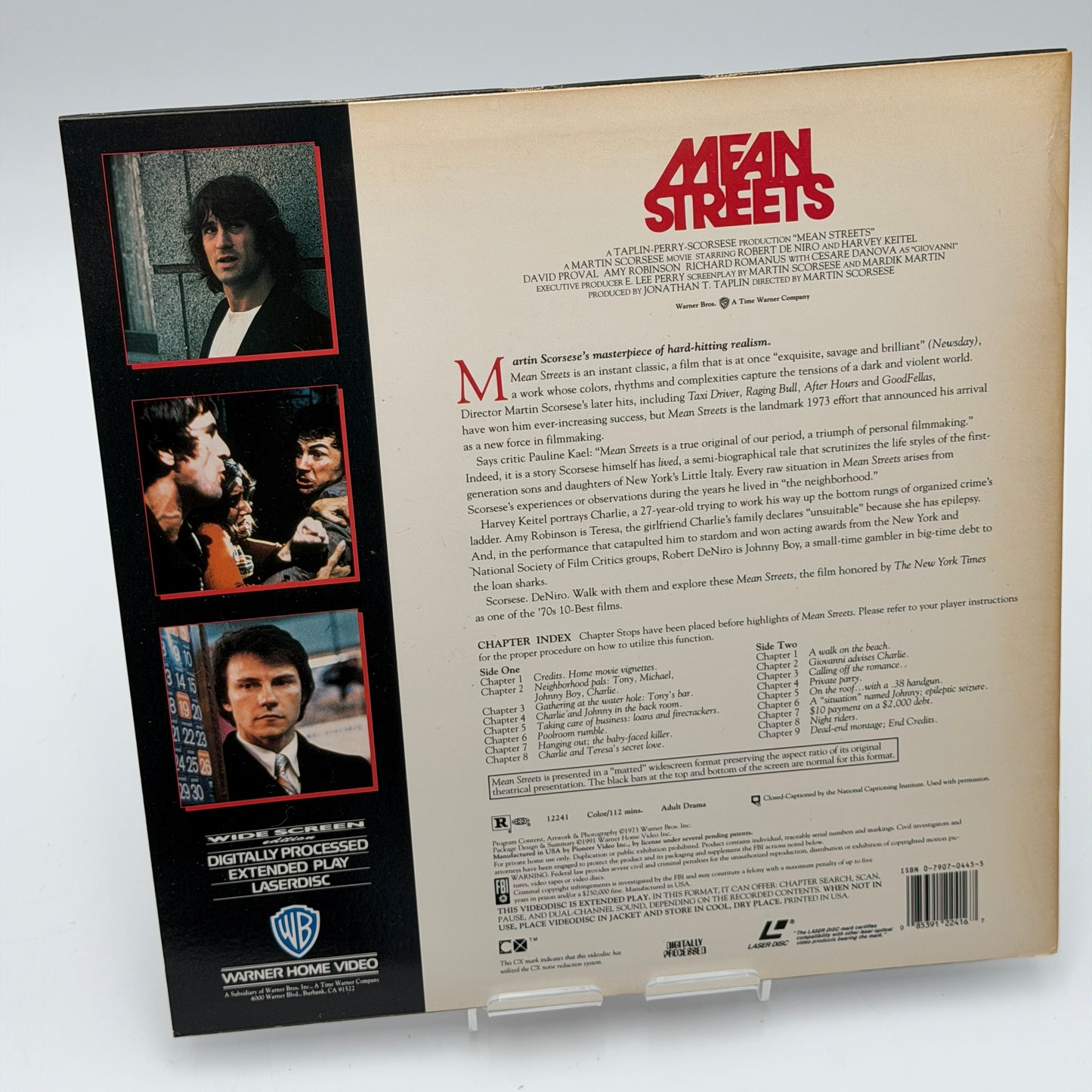  Mean Streets Laserdisc