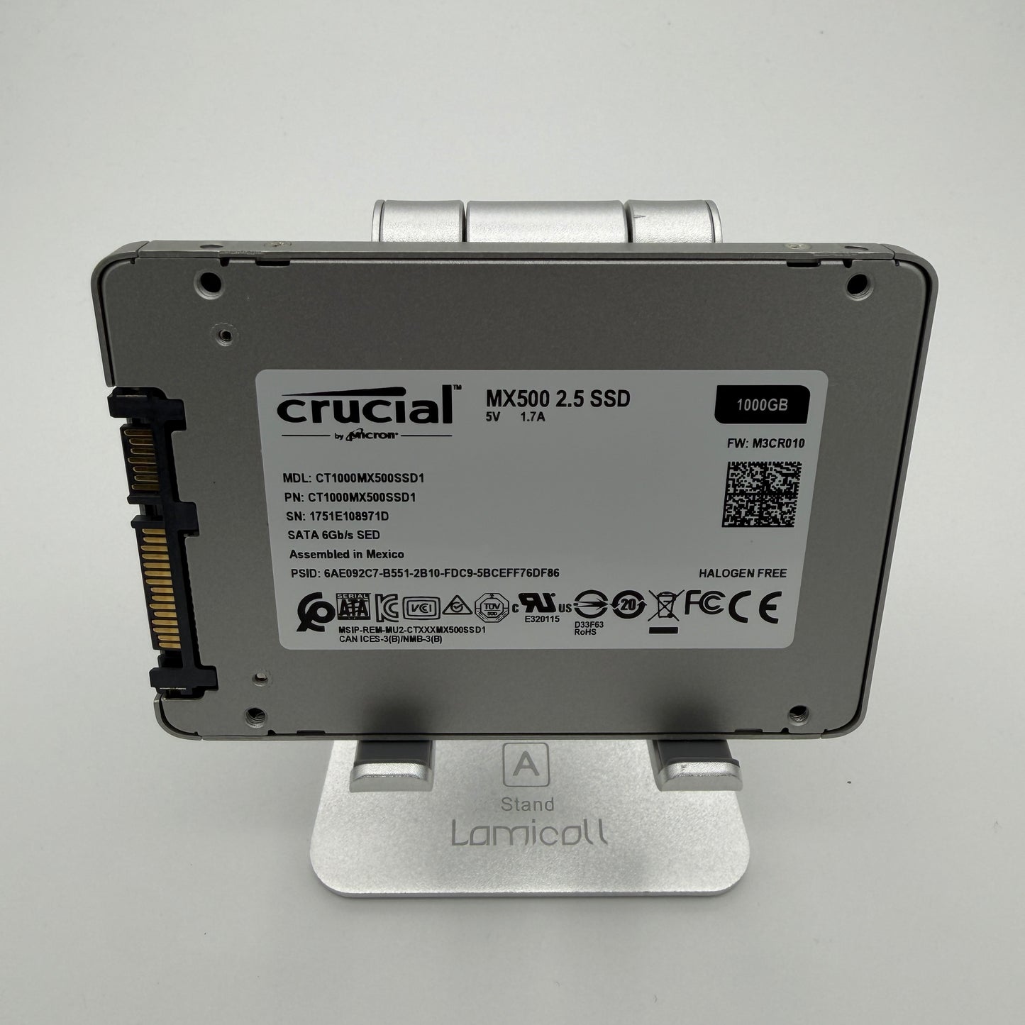 Crucial MX500 CT1000MX500SSD1 1TB 2.5" SATA SSD