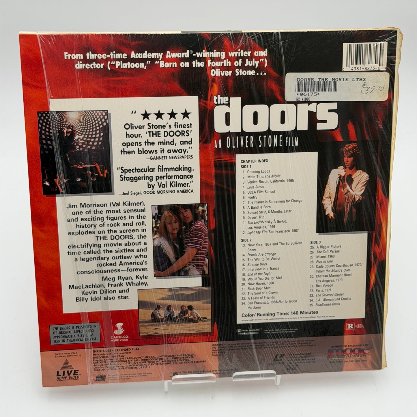 The Doors Val Kilmer Double Laserdisc