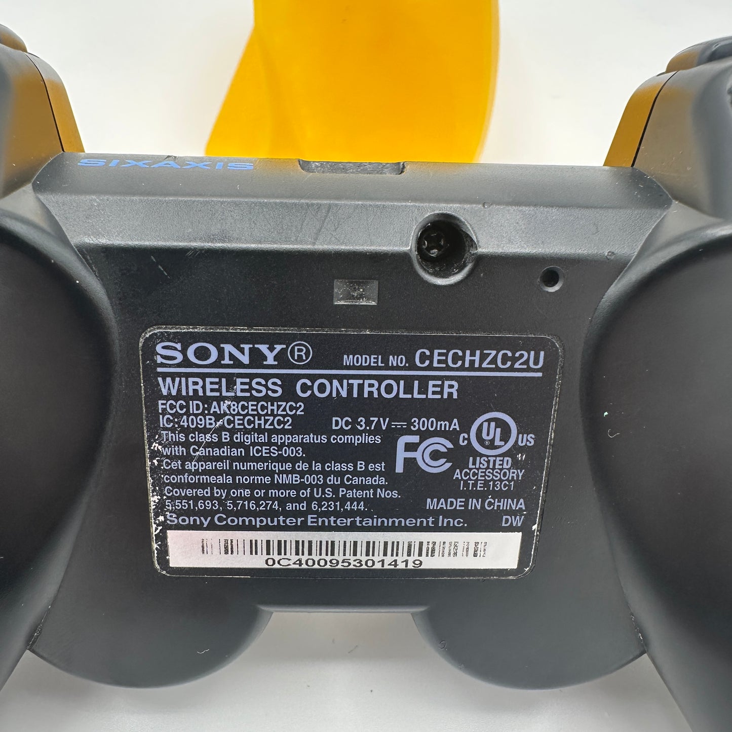 Sony PS3 CECHZC2U Video Game Controller Black