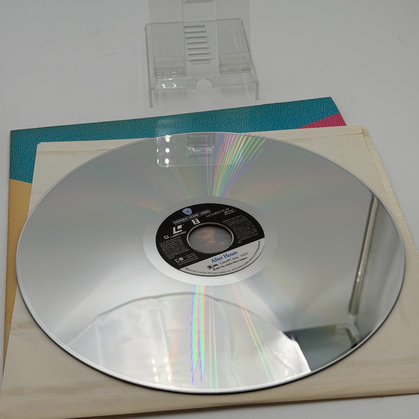 After Hours Laserdisc DVD Disc Silver Used