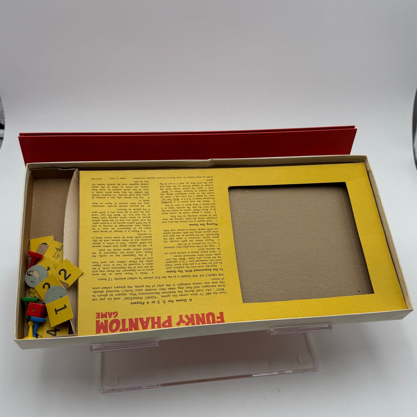 Milton Bradley The Funky Phantom Game 1971 Used Blue Collectible A
