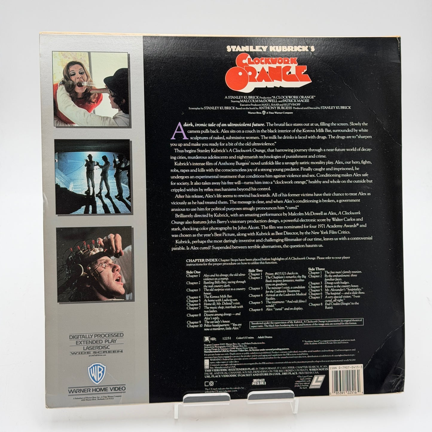 A Clockwork Orange Laserdisc Stanley Kubrick