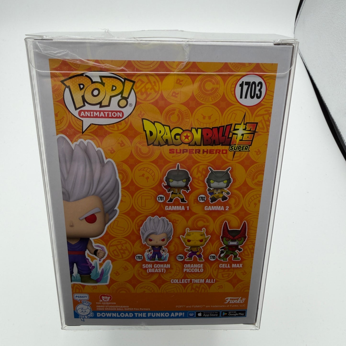 Funko Pop! Dragon Ball Super Hero Son Gohan Beast #1703 with Pop Protector