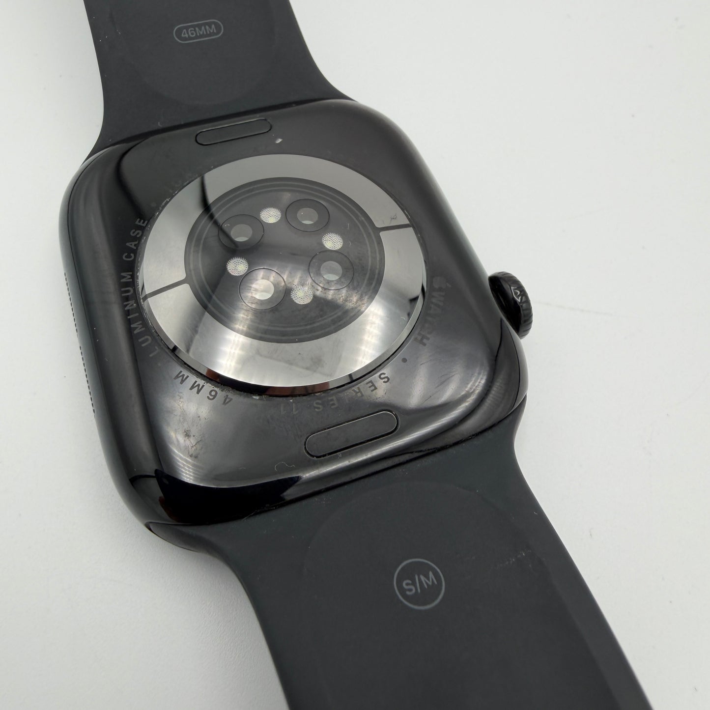 Apple Watch Series 11 46mm GPS A3333 Jet Black Aluminum 100% Battery