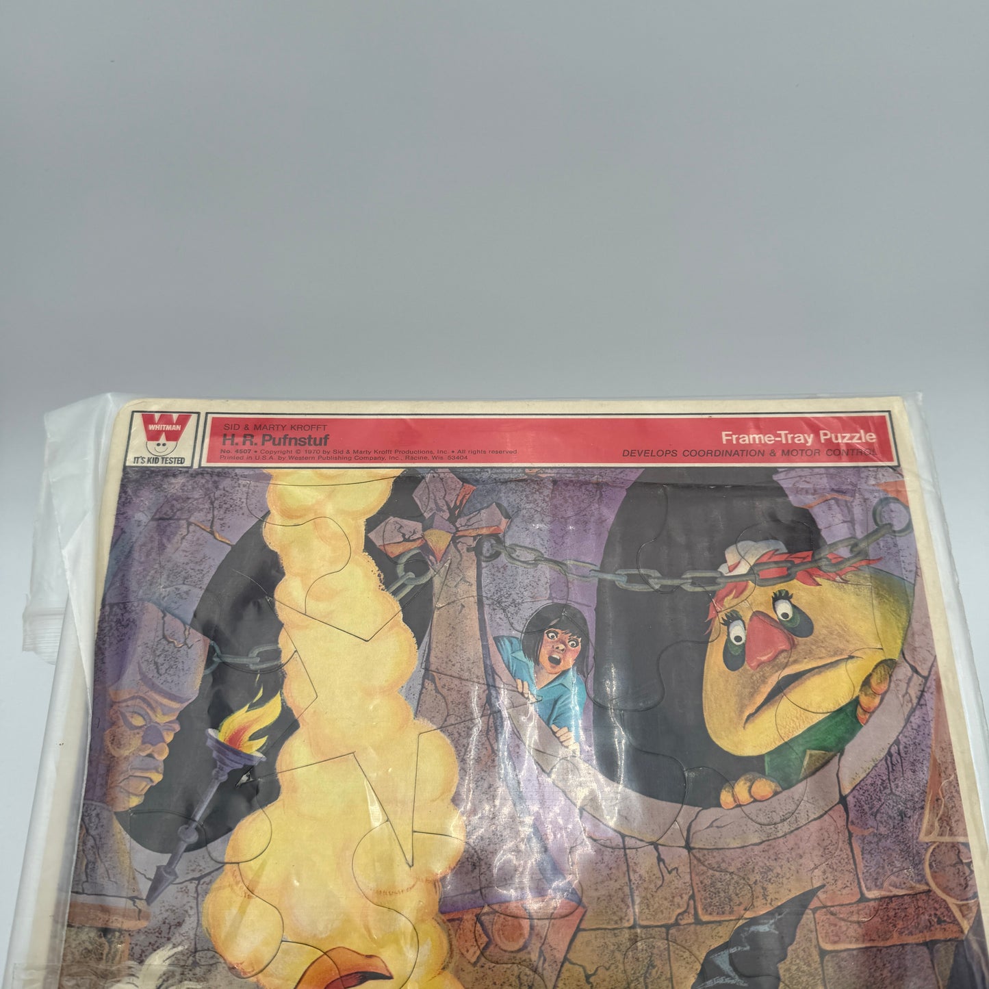 Whitman H.R. Pufnstuf Frame-Tray Puzzle Sid & Marty Krofft - Used Multi-Colored