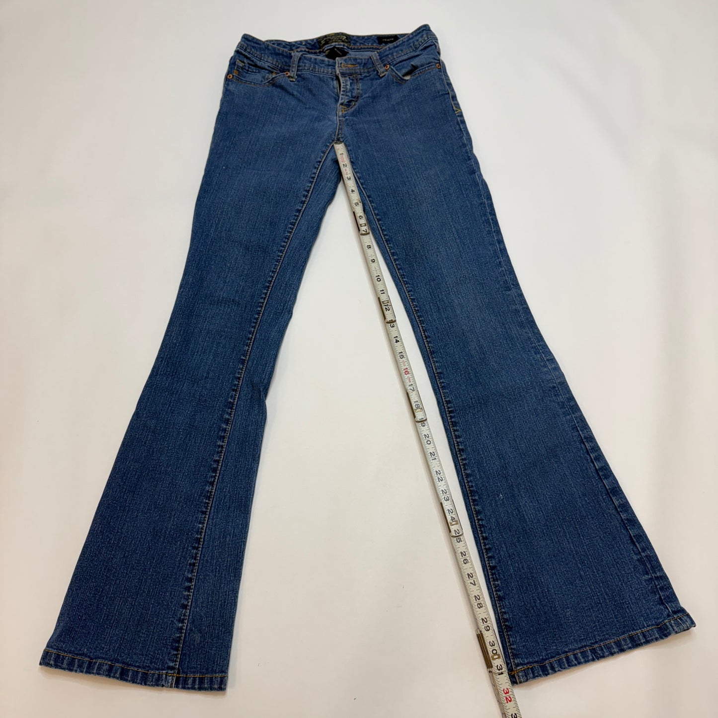 Seven 7 Bootcut Denim Jeans Regular Size 26 RN 109890 Blue Used