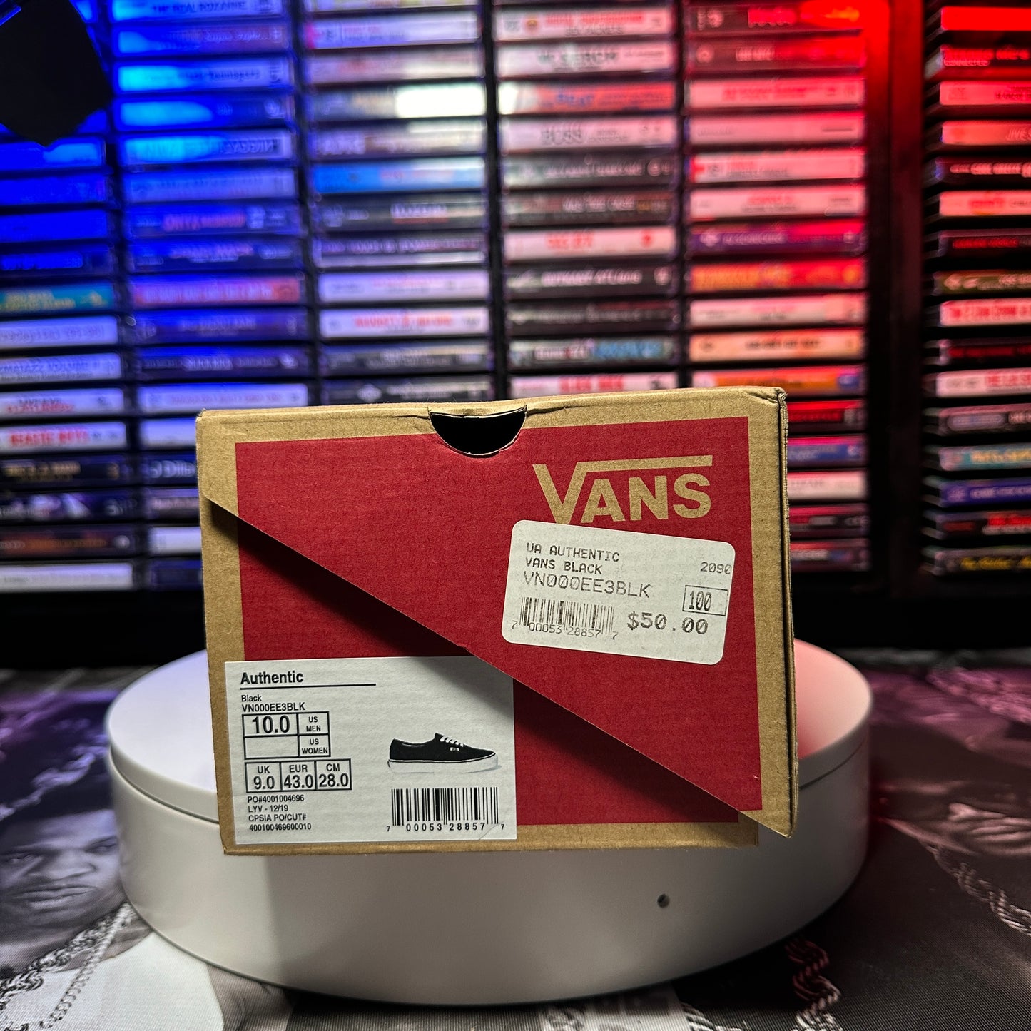 New Vans Authentic Black VN000EE3BLK
